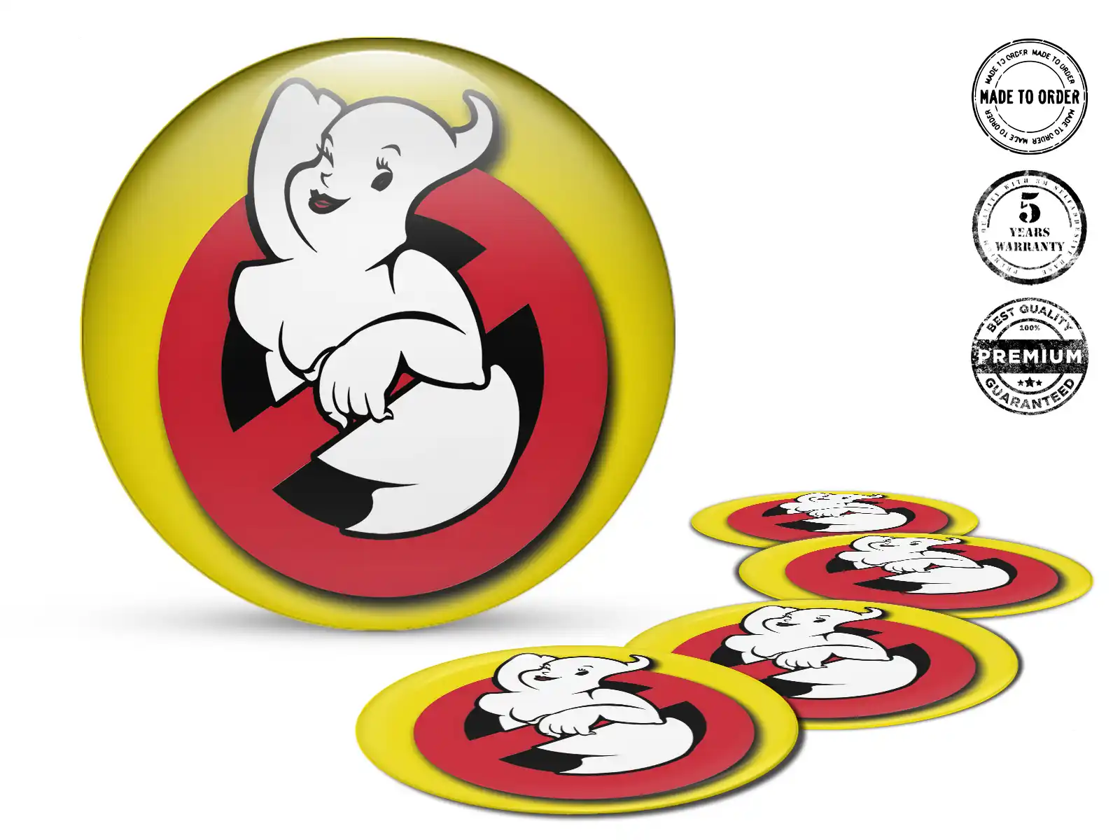 Wheel badge Racing Style High-Quality Dome Stickers